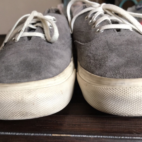 🚨B2G1 VANS Gray Suede Scotchgard Unisexed 6M/7½W - Picture 6 of 7